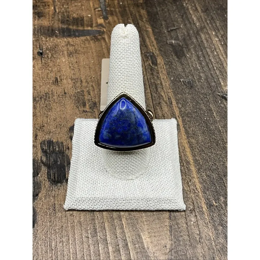 Barse Pyramid Ring- Lapis- Bronze-9.5-NWT - Picture 1 of 7